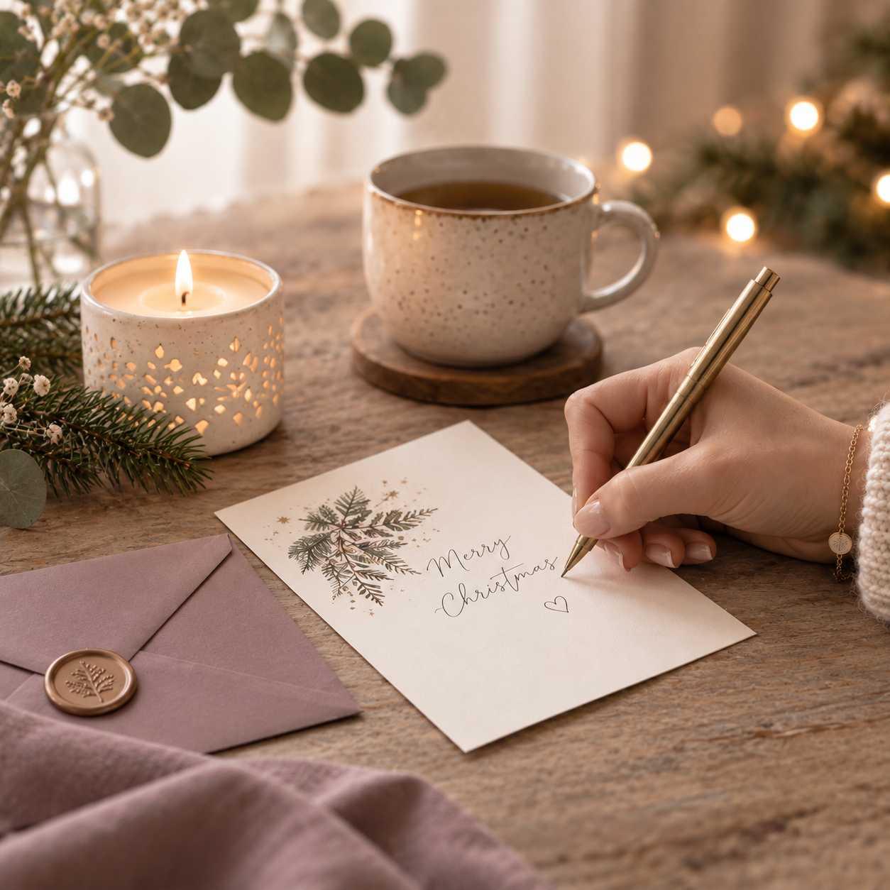 Worte finden -  Deine kreative Weihnachtspost